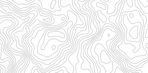 Fototapeta premium Transparent PNG Topographic Grey line map on White background. Modern seamless Topographic map patterns, stylized topographic map contour in lines and contours isolated on transparent.