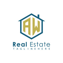 Modern Real Estate Logo – House, Apartment, Building, Architecture, Construction, Property Investment, Corporate Branding Design
