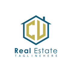 Modern Real Estate Logo – House, Apartment, Building, Architecture, Construction, Property Investment, Corporate Branding Design
