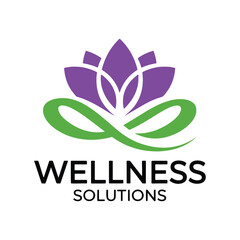 Wellness Logo Design Vector, Wellness Logo Design, Elegant and Modern Health and Lifestyle Branding