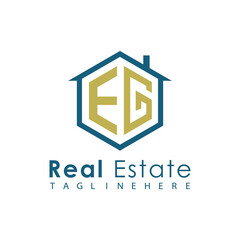 Modern Real Estate Logo – House, Apartment, Building, Architecture, Construction, Property Investment, Corporate Branding Design
