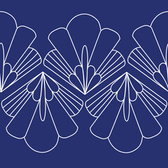 Art Deco, extravagant lifestyles of the Jazz Age, geometric and symmetrical patterns with bold...