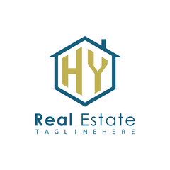 Modern Real Estate Logo – House, Apartment, Building, Architecture, Construction, Property Investment, Corporate Branding Design
