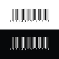 Simple barcode icon set. Barcode product distribution icon for apps and website UI designs. Dummy Barcode icon. barcode icon for selling, shopping.
