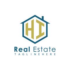 Modern Real Estate Logo – House, Apartment, Building, Architecture, Construction, Property Investment, Corporate Branding Design
