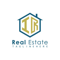 Modern Real Estate Logo – House, Apartment, Building, Architecture, Construction, Property Investment, Corporate Branding Design
