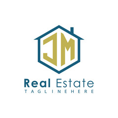 Modern Real Estate Logo – House, Apartment, Building, Architecture, Construction, Property Investment, Corporate Branding Design
