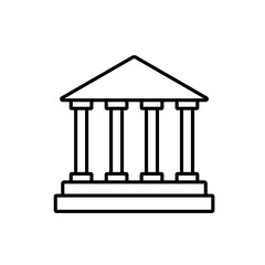 Obraz premium Bank account statement line icon vector, with editable stroke, ideal for personal finance apps, savings tools, and transaction reports