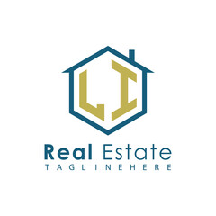 Modern Real Estate Logo – House, Apartment, Building, Architecture, Construction, Property Investment, Corporate Branding Design
