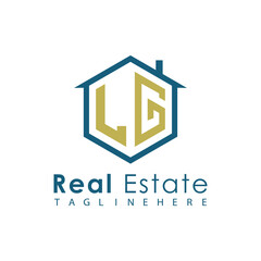 Modern Real Estate Logo – House, Apartment, Building, Architecture, Construction, Property Investment, Corporate Branding Design
