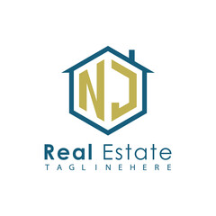 Modern Real Estate Logo – House, Apartment, Building, Architecture, Construction, Property Investment, Corporate Branding Design
