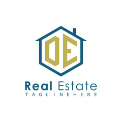 Modern Real Estate Logo – House, Apartment, Building, Architecture, Construction, Property Investment, Corporate Branding Design
