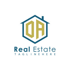 Modern Real Estate Logo – House, Apartment, Building, Architecture, Construction, Property Investment, Corporate Branding Design
