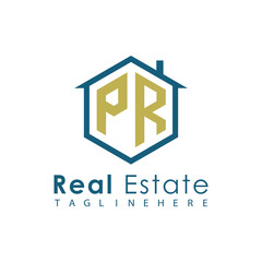 Modern Real Estate Logo – House, Apartment, Building, Architecture, Construction, Property Investment, Corporate Branding Design
