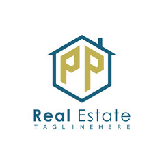 Modern Real Estate Logo – House, Apartment, Building, Architecture, Construction, Property Investment, Corporate Branding Design
