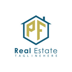 Modern Real Estate Logo – House, Apartment, Building, Architecture, Construction, Property Investment, Corporate Branding Design
