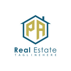 Modern Real Estate Logo – House, Apartment, Building, Architecture, Construction, Property Investment, Corporate Branding Design

