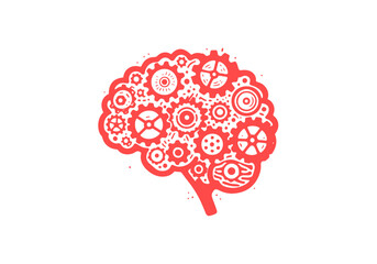 Brain hand drawn sketch vector illustration