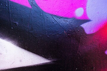 Graffiti texture with neon pink black, urban 80s vibe, vibrant abstract spray pattern, street art...