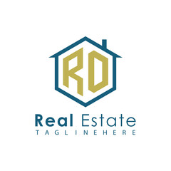 Modern Real Estate Logo – House, Apartment, Building, Architecture, Construction, Property Investment, Corporate Branding Design
