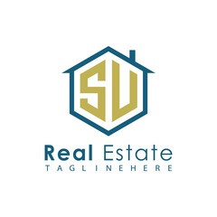 Modern Real Estate Logo – House, Apartment, Building, Architecture, Construction, Property Investment, Corporate Branding Design
