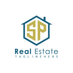 Modern Real Estate Logo – House, Apartment, Building, Architecture, Construction, Property Investment, Corporate Branding Design
