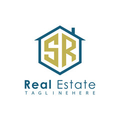 Modern Real Estate Logo – House, Apartment, Building, Architecture, Construction, Property Investment, Corporate Branding Design
