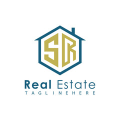 Modern Real Estate Logo – House, Apartment, Building, Architecture, Construction, Property Investment, Corporate Branding Design
