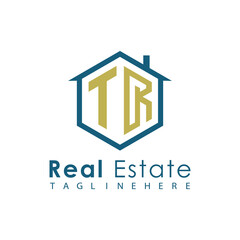 Modern Real Estate Logo – House, Apartment, Building, Architecture, Construction, Property Investment, Corporate Branding Design
