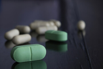 pills medical topic, overdose, stress pharmaceuticals and pills