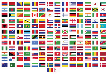 A Diverse Collection of World Flags Celebrating Global Representation and Unity Among Cultures
