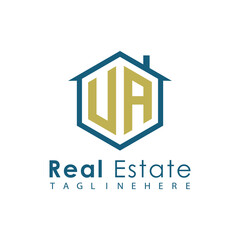 Modern Real Estate Logo – House, Apartment, Building, Architecture, Construction, Property Investment, Corporate Branding Design
