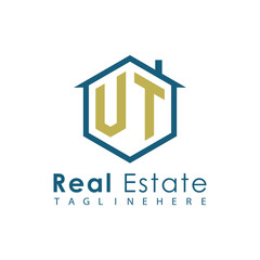 Modern Real Estate Logo – House, Apartment, Building, Architecture, Construction, Property Investment, Corporate Branding Design
