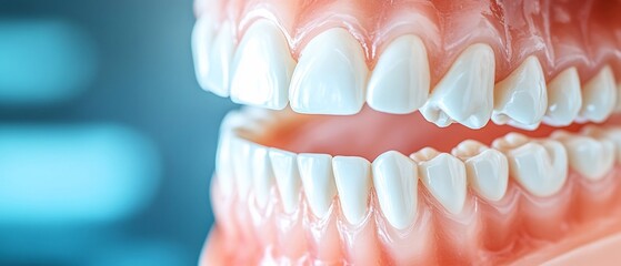 Obraz premium Healthy Human Teeth Model