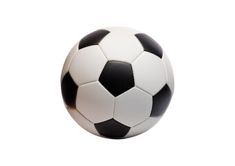 Fototapeta premium Soccer ball 3D, isolated on a transparent background