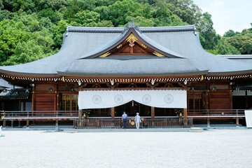 Prayer Hall of Oomiwa Shrine, Nara
