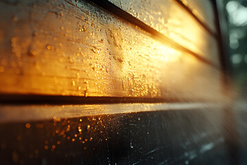 Pressure washing a house siding to clean dirt and grime using high pressure water spray for exterior wall cleaning and home maintenance