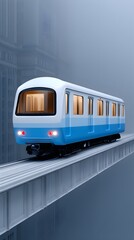 retro-futuristic metropolis, art deco meets cyberpunk, sleek monorails, glowing streets, vintage sci-fi vibes, detailed urban architecture, immersive city lights, atmospheric haze, bold color