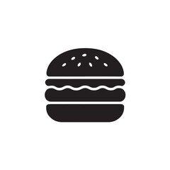 Tasty Burger Detailed Silhouette