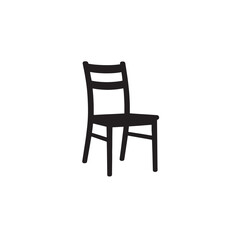 Fototapeta premium Stylish Chair Clear Feature Silhouette