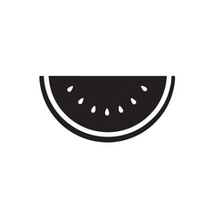 Juicy Watermelon Side View Vector