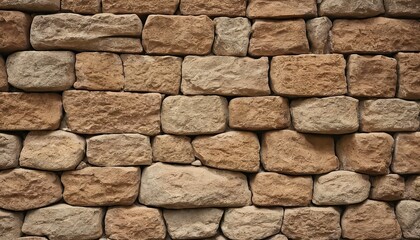 Obraz premium Rustic brown stone wall texture background