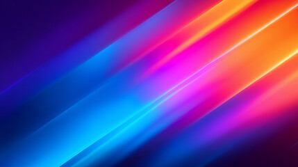 Fototapeta premium A vertical neon light gradient creates a smooth