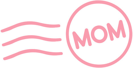 Mother's Day MOM Seal Stamp  
