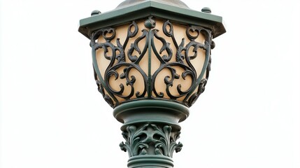 Ornate Street Lamp Post Detail