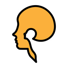 Ego Vector Filled Icon Design