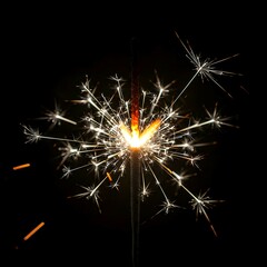 Fototapeta premium Firecracker Sparkler Burst