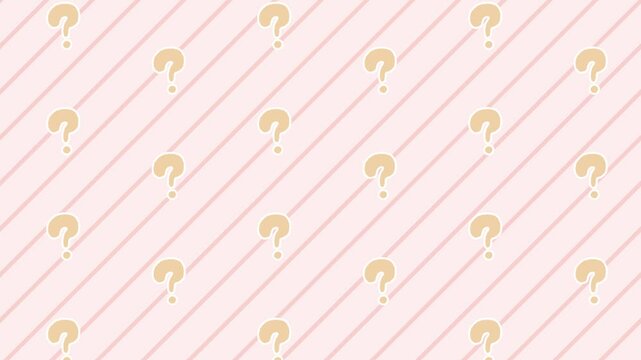 はてなマークのループ背景