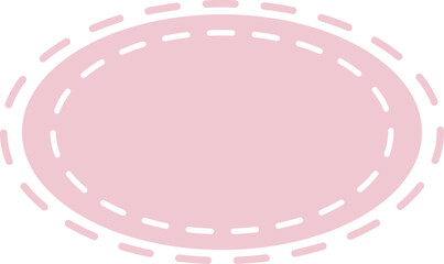 ovel text box border frame