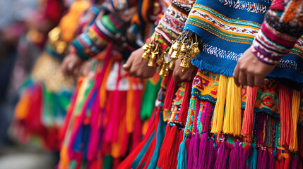 The Inti Raymi Festival radiates through the high-altitude Andean realm, where tradition and reverence meet in a dazzling spiritual tapestry
